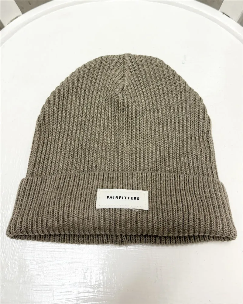 FAIRFITTERS Basic Mütze Fisherman heather sand