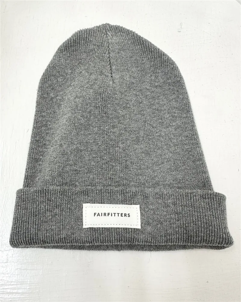 FAIRFITTERS Basic Mütze Beanie heather grey