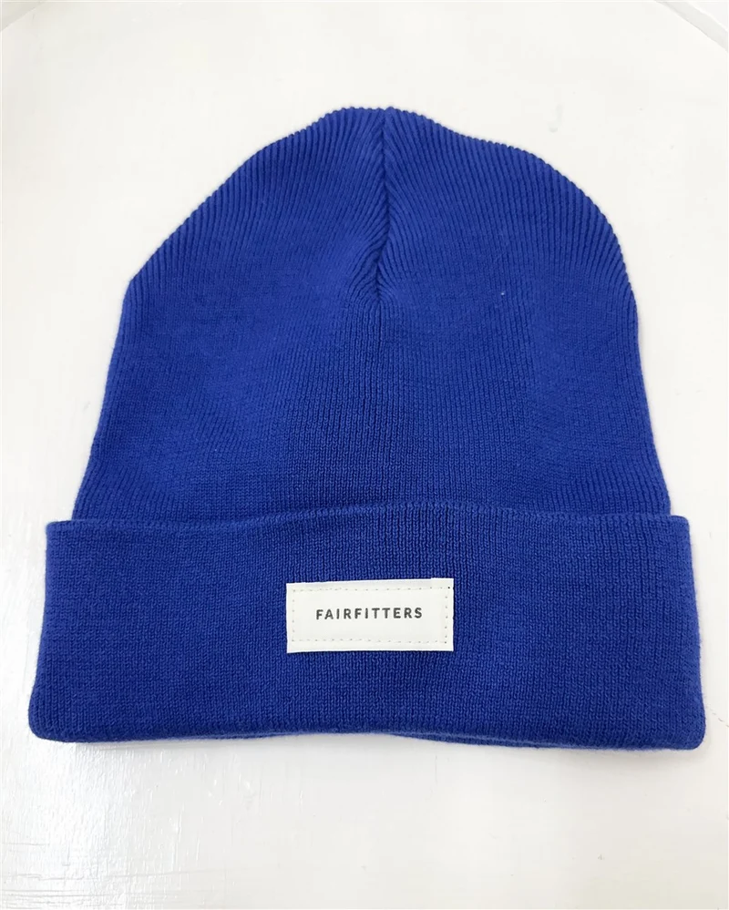 FAIRFITTERS Basic Mütze Beanie worker blue