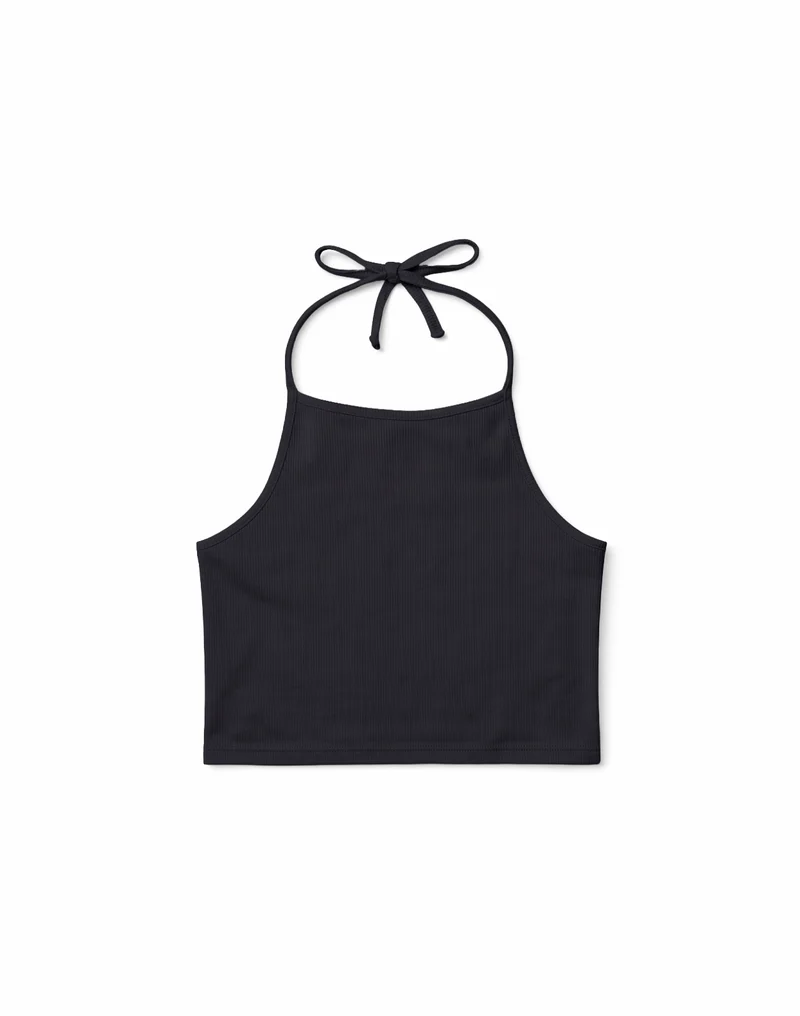 MAZINE Neckholder Top black