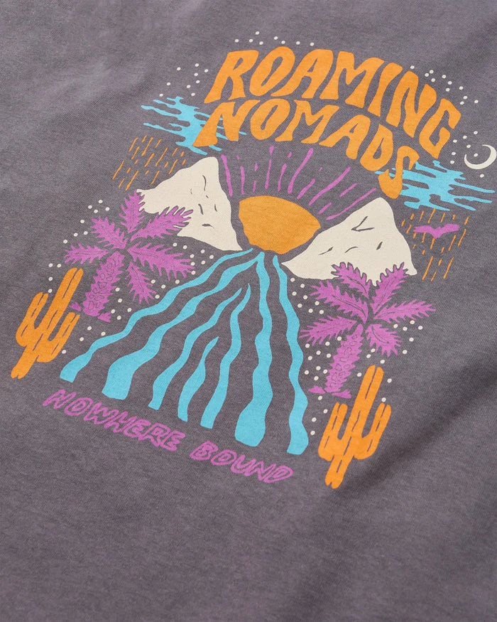 PASSENGER Cactus Recycled Cotton Top faded black