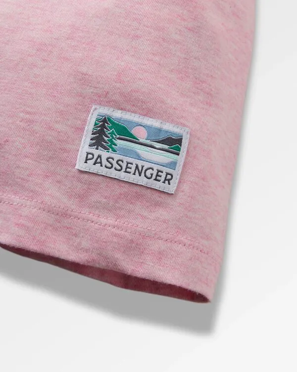 PASSENGER Legacy T-Shirt pink haze marl