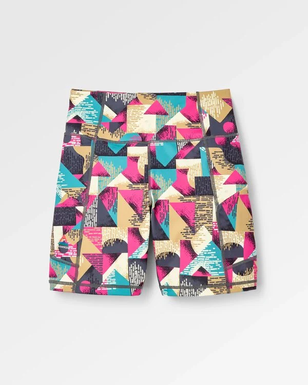 PASSENGER Womens Solscape Active Short mosaic mountain charcoal