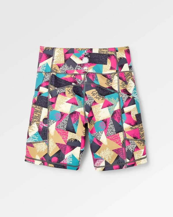 PASSENGER Womens Solscape Active Short mosaic mountain charcoal
