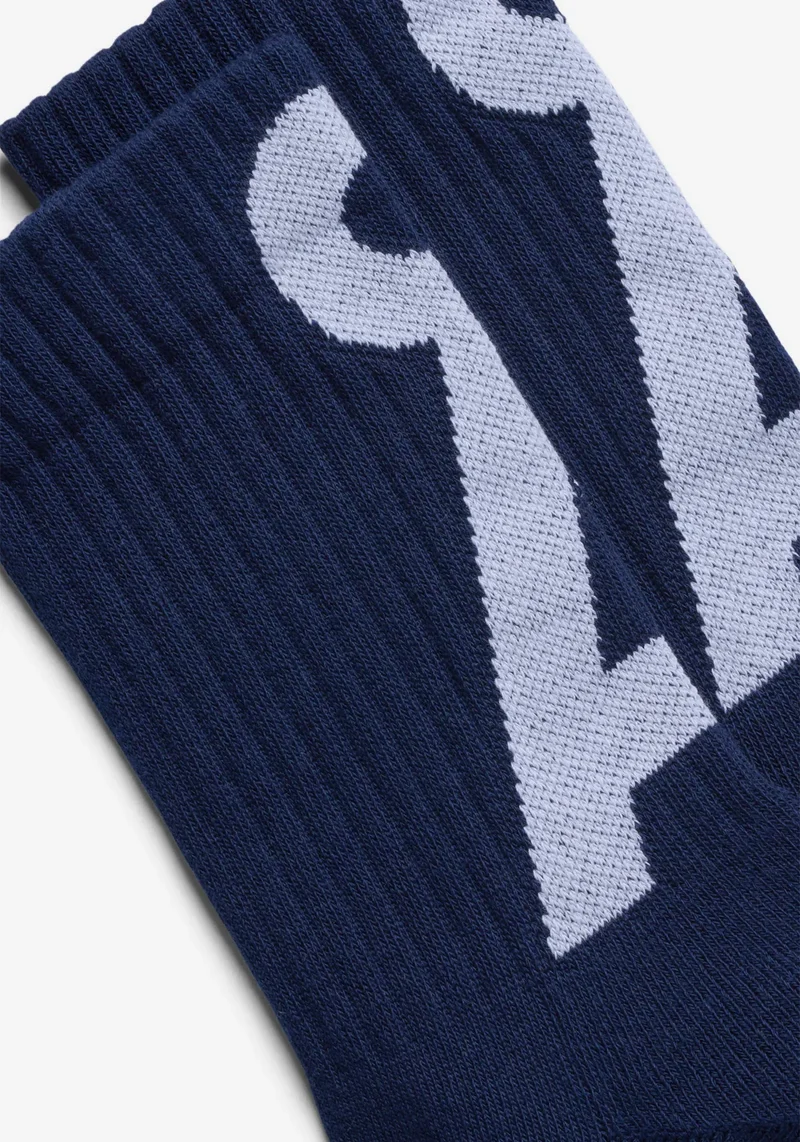 ARMEDANGELS Saamus Short Socks tinted navy-broken white