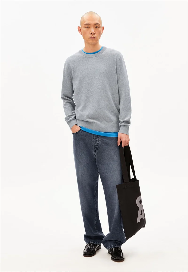 ARMEDANGELS Loukaa Knit Sweater silver melange