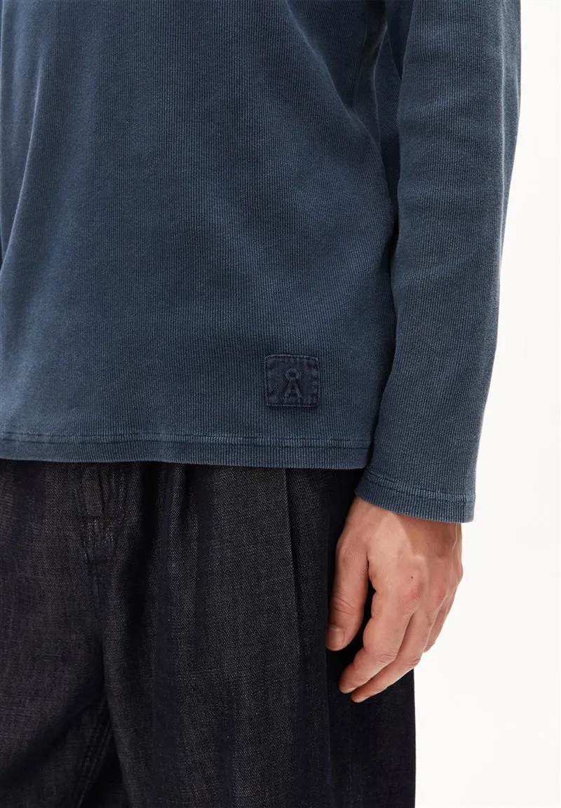 ARMEDANGELS Henly Gmt Dye Longsleeve night sky washed