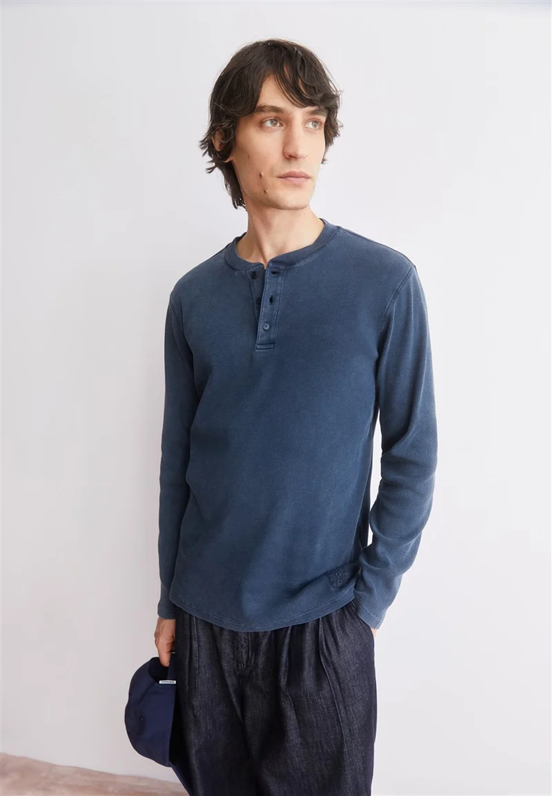 ARMEDANGELS Henly Gmt Dye Longsleeve night sky washed