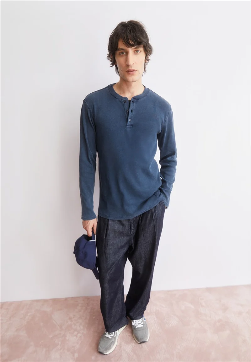 ARMEDANGELS Henly Gmt Dye Longsleeve night sky washed