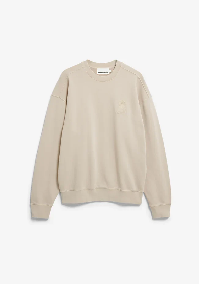 ARMEDANGELS Iconic Å Gmt Dye Sweatshirt sand stone washed