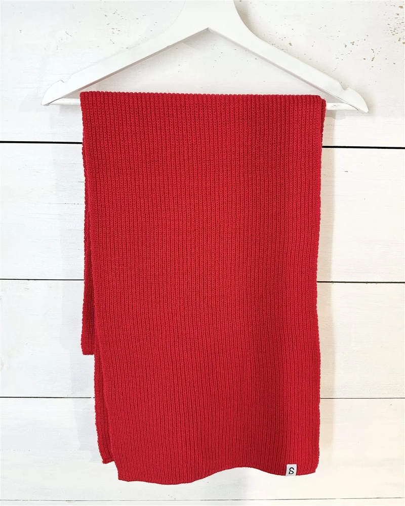 GROTE Strickschal rot