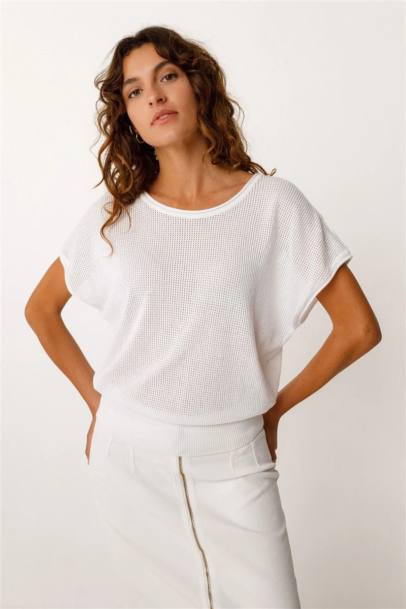 SKFK T-Shirt Zelia white