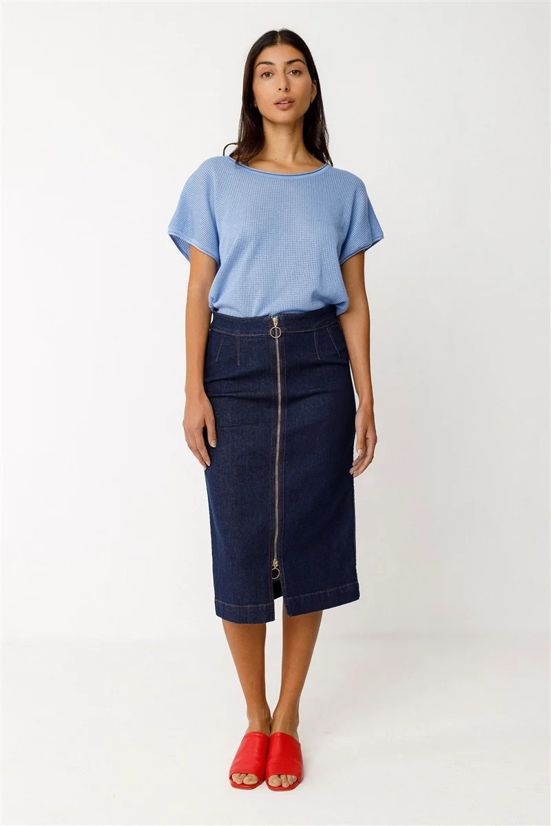 SKFK Rock Maixi dark denim