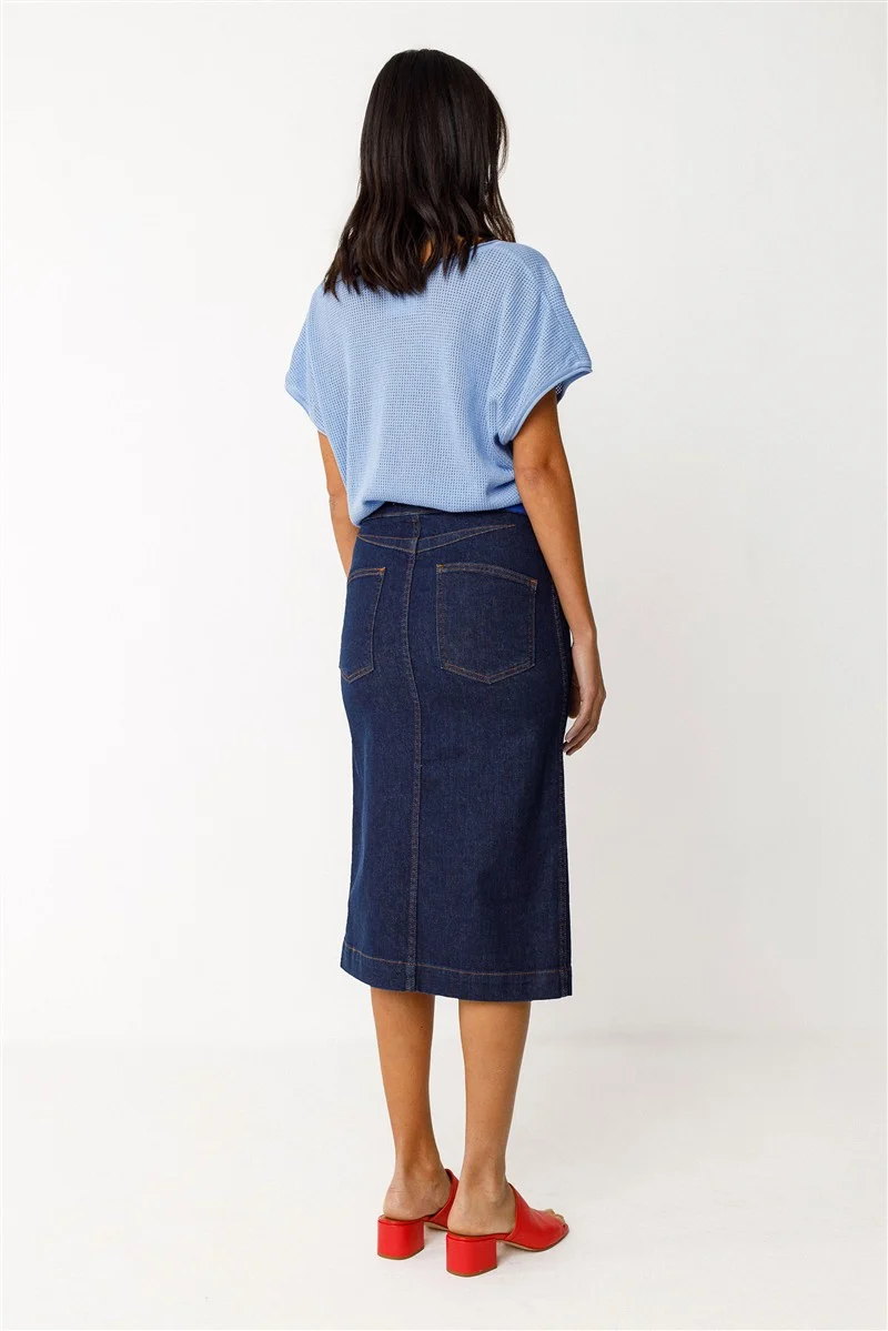 SKFK Rock Maixi dark denim