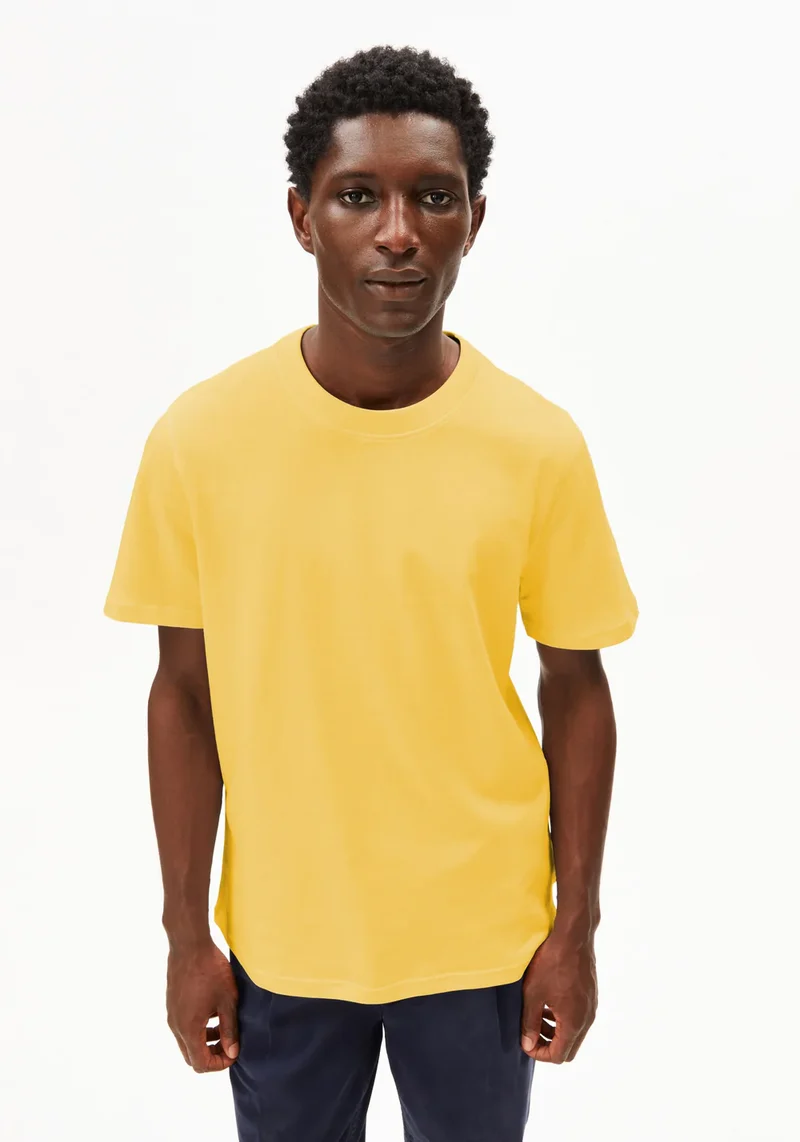 ARMEDANGELS Maarkos Mid Weight T-Shirt sunflower