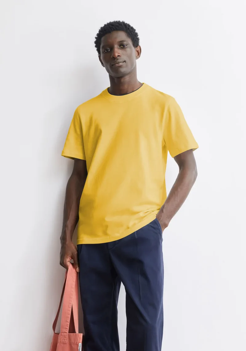 ARMEDANGELS Maarkos Mid Weight T-Shirt sunflower