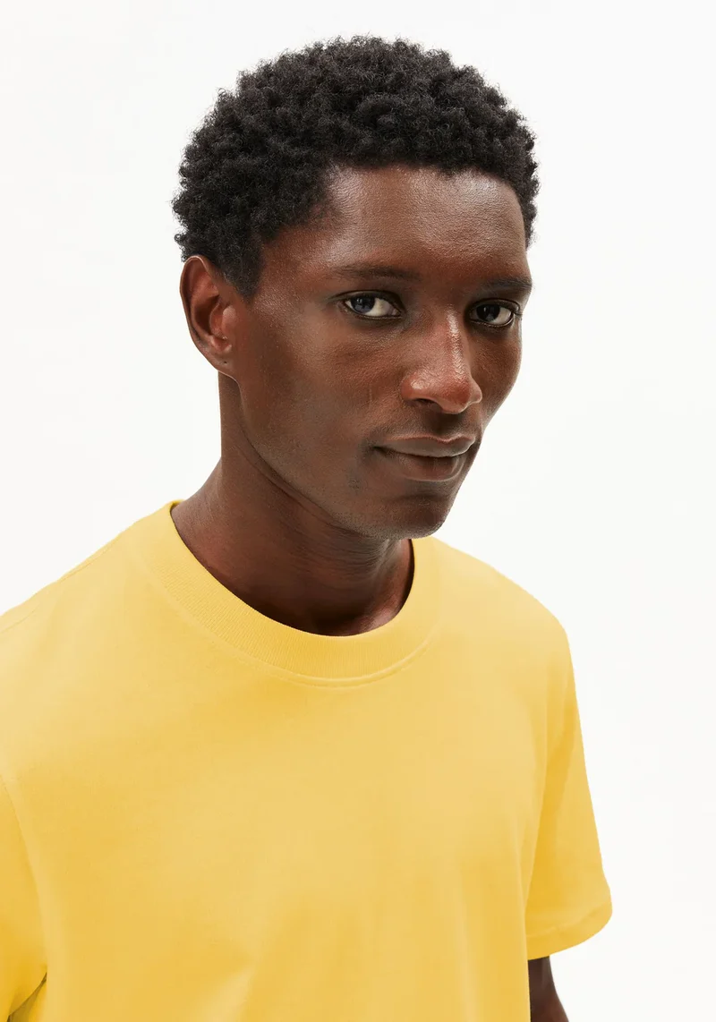 ARMEDANGELS Maarkos Mid Weight T-Shirt sunflower