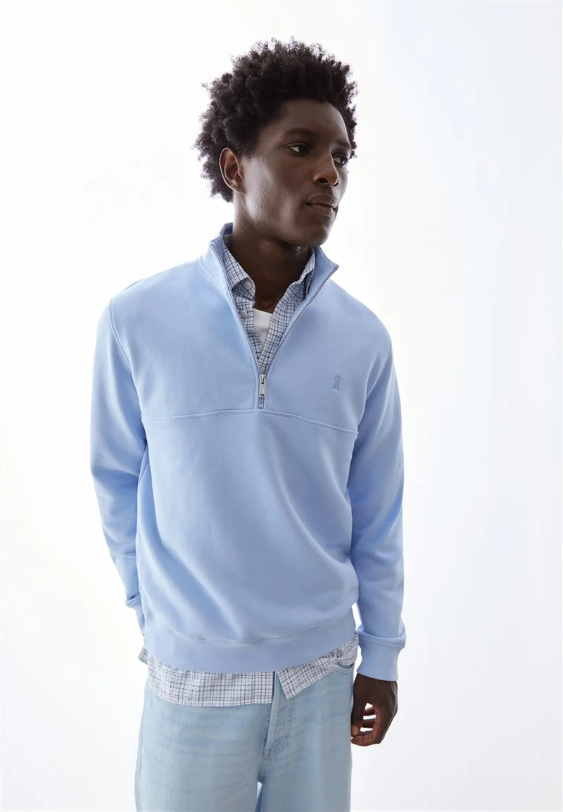 ARMEDANGELS Waarlo Loop Sweatshirt wedgwood