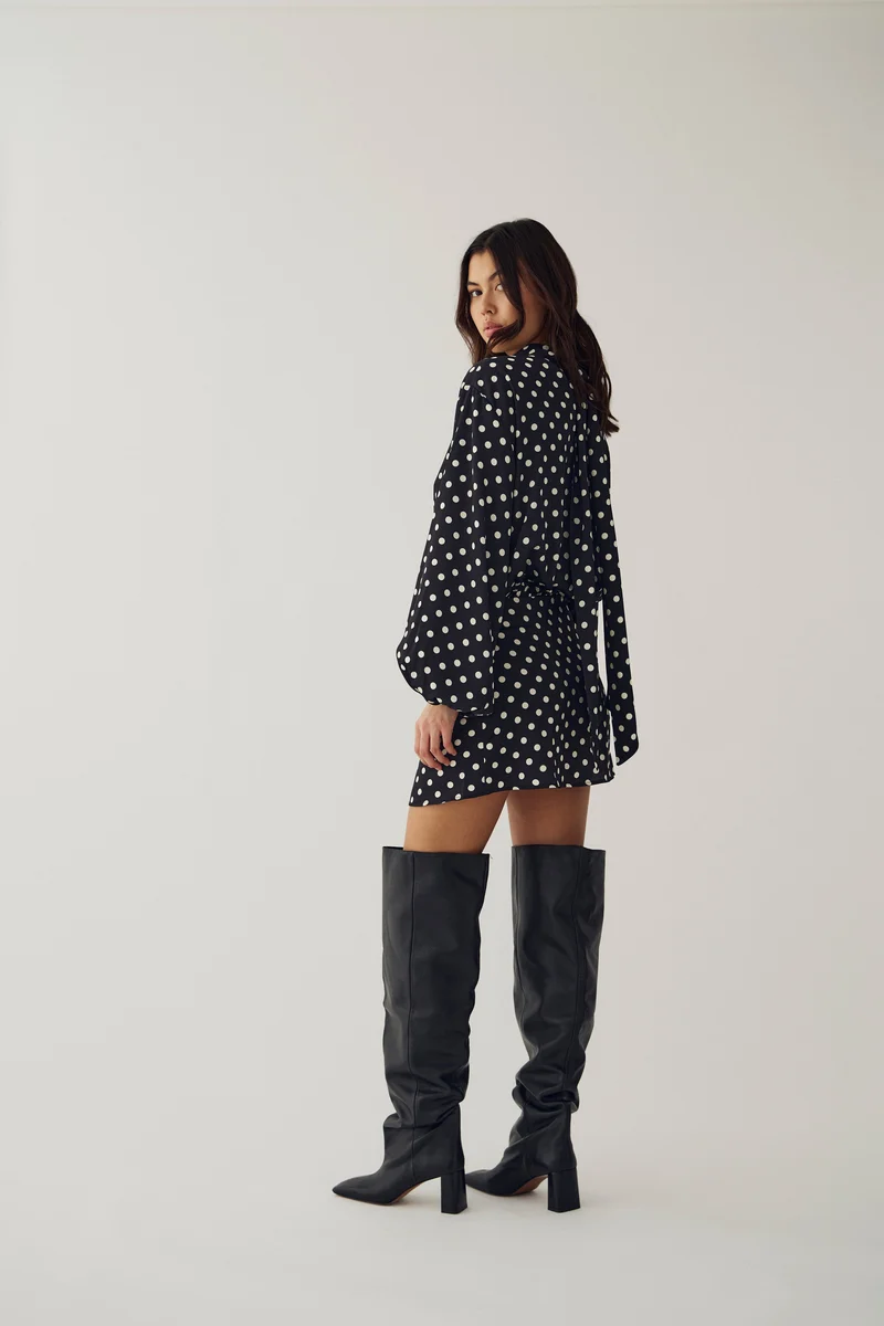 Noella - N-Melda Dress 16900003 - 1529 - Debbee Black Print