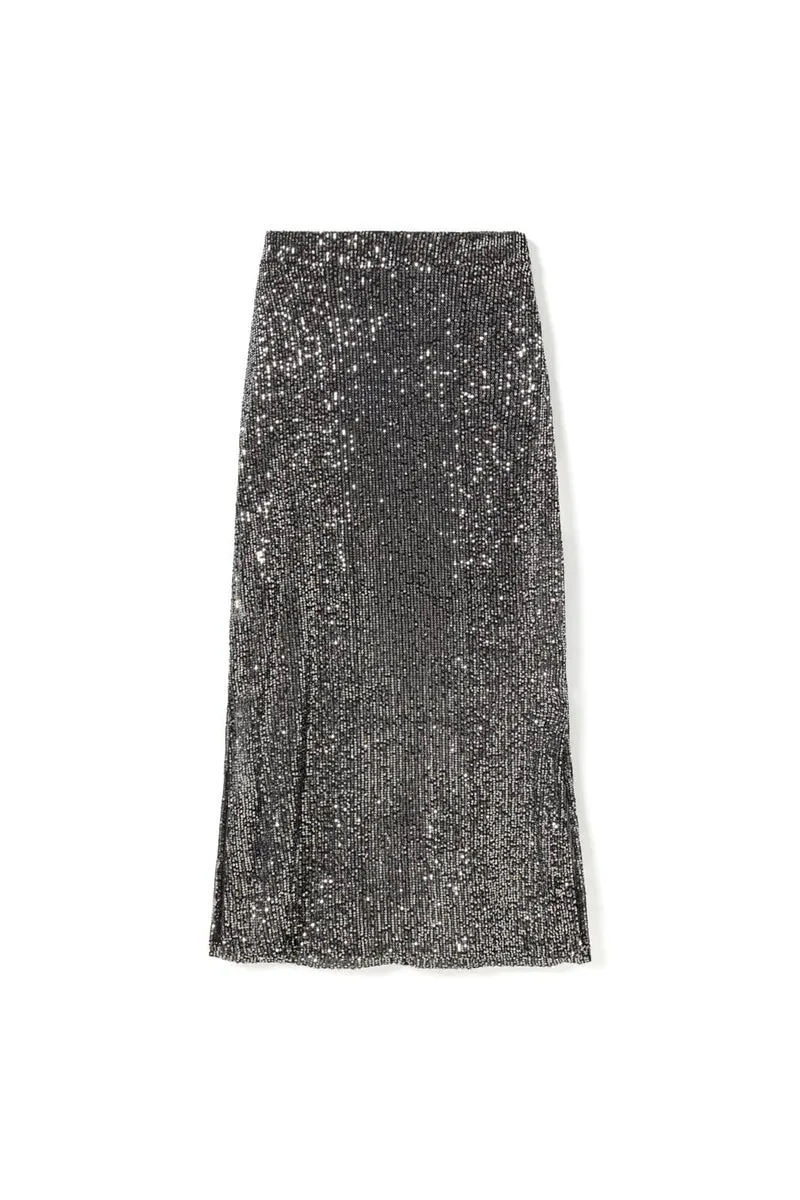 Noella - N-Mela Skirt 14320004 - 1097 - Antique Silver