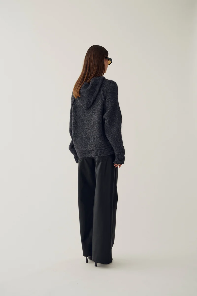 Noella - N-Meeko Knit 16700001 - 019 - Dark Grey Melange