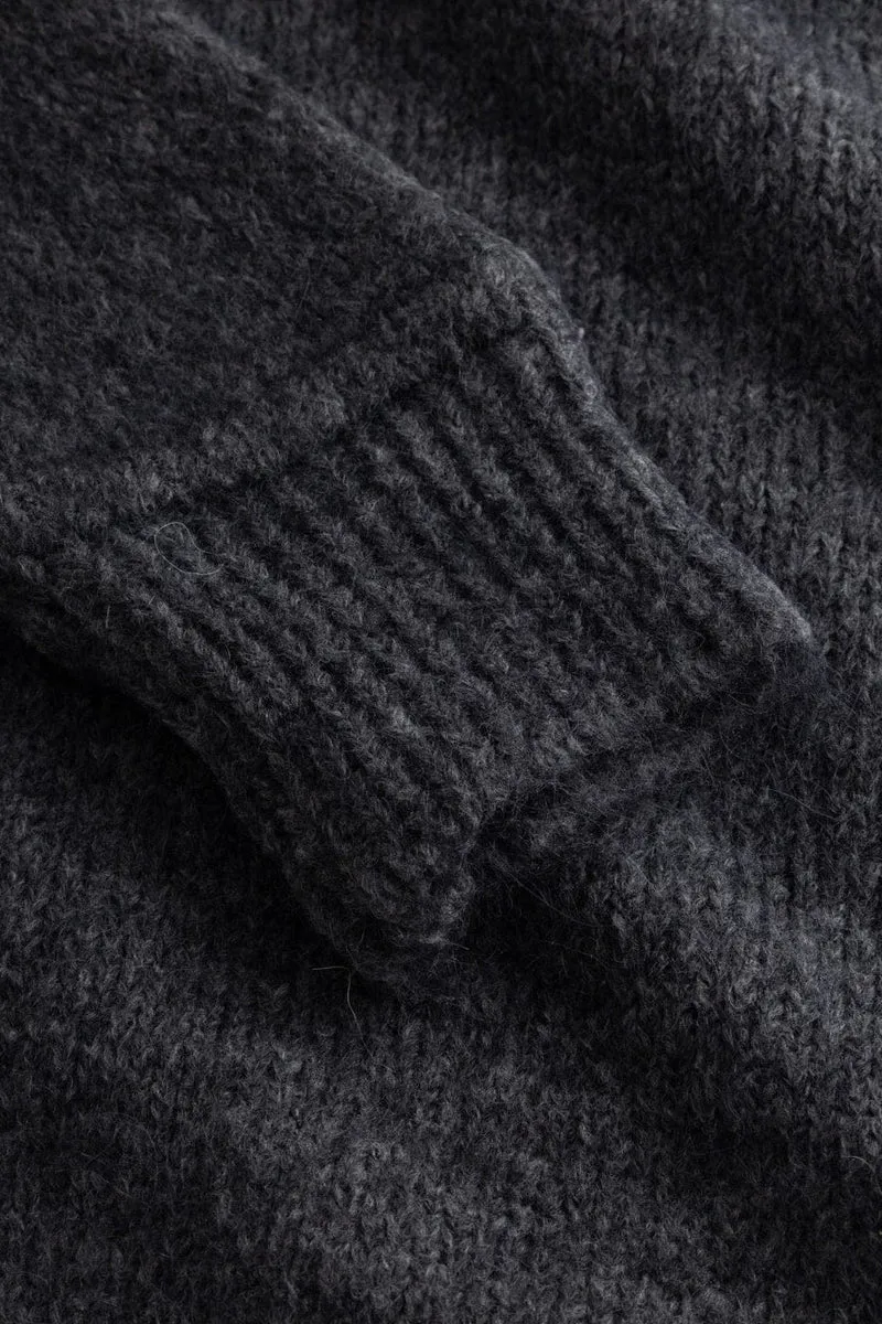 Noella - N-Meeko Knit 16700001 - 019 - Dark Grey Melange