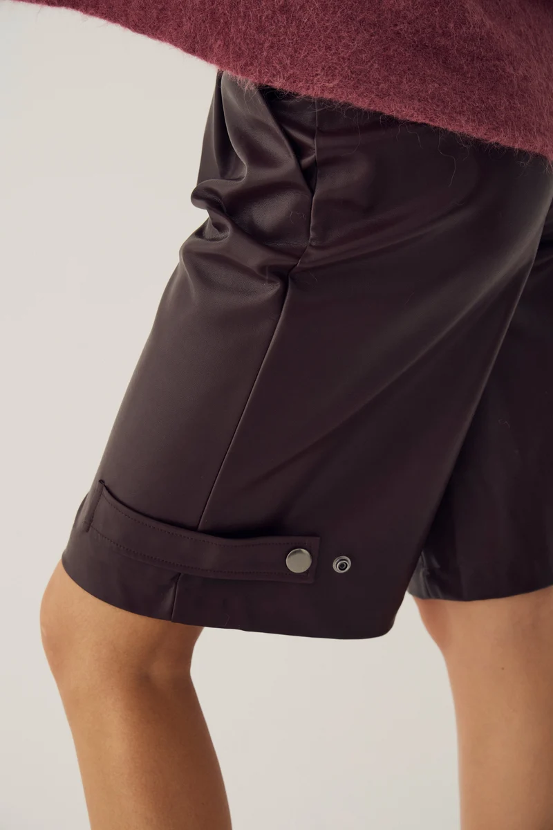 Noella - N-Maybel Shorts 16720002 - 1523 - Cedar Brown