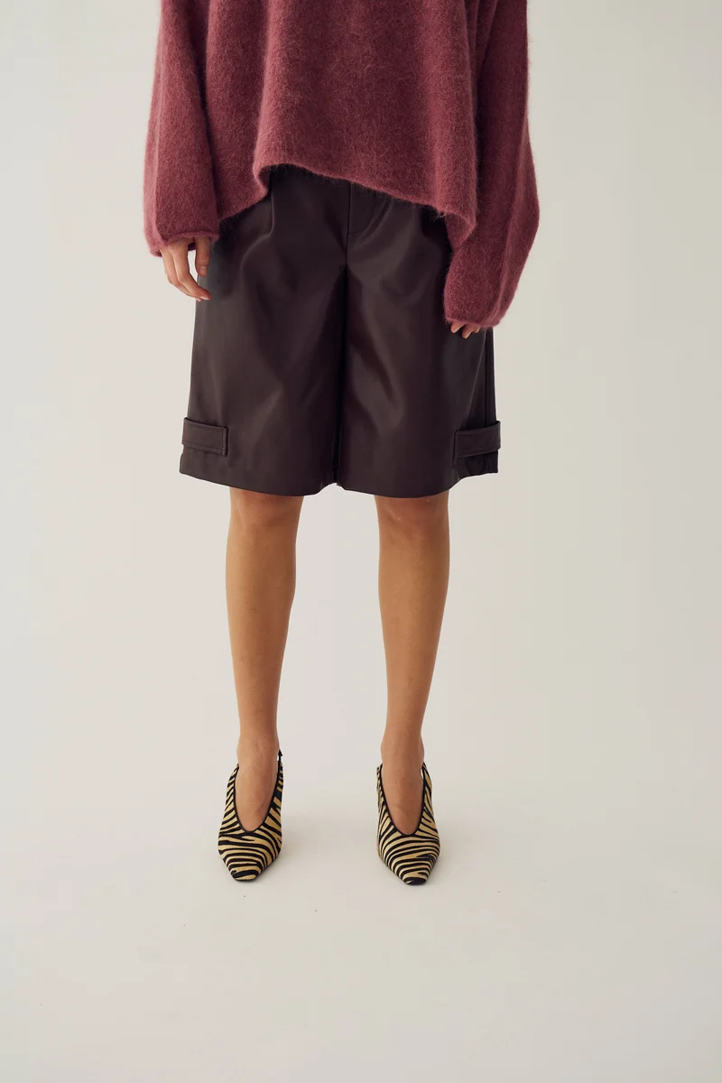 Noella - N-Maybel Shorts 16720002 - 1523 - Cedar Brown