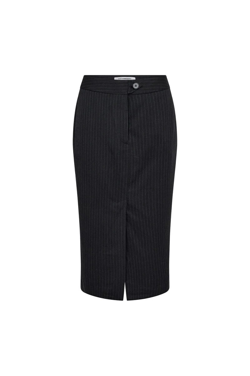 Co´Couture - 34048 Idacc Pin Pencil Skirt 505899 - 00024 - Dark Grey