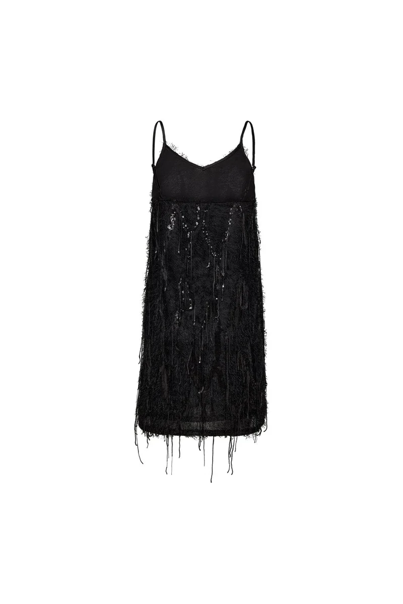 Co´Couture - 36575 Sillacc Sequin Strap Dress 504406 - 00000 - Black