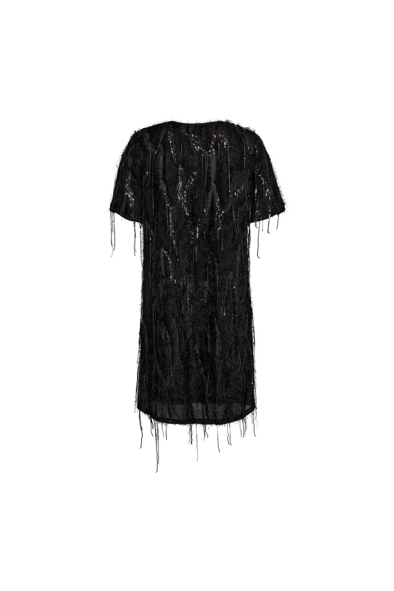 Co´Couture - 36576 Sillacc Sequin Dress 504405 - 00000 - Black