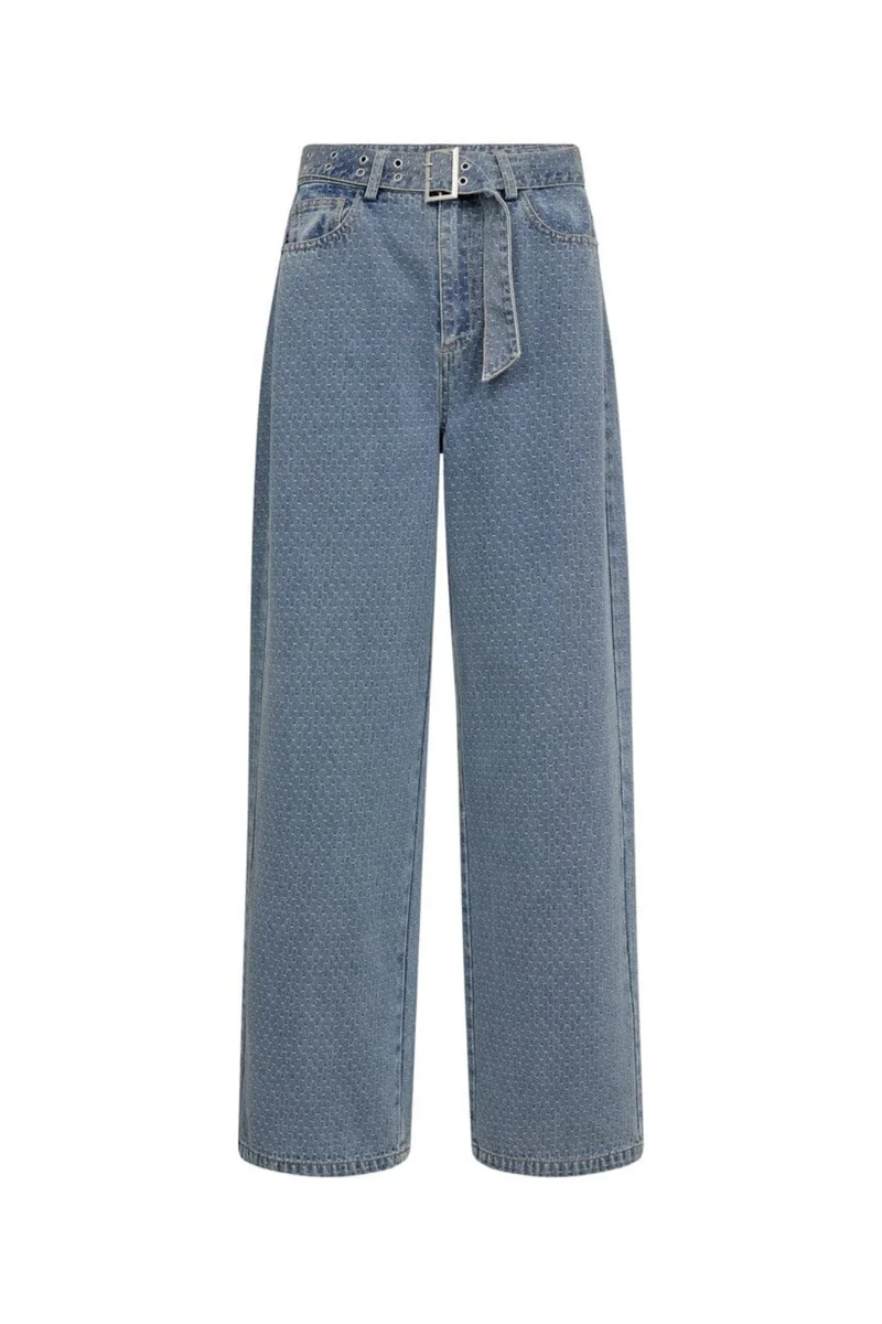 Co´Couture - 41090 Lovacc Denim Belt Pant 504184 - 00006 - Denim Blue