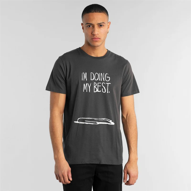DEDICATED T-Shirt Stockholm Doing My Best Charcoal
