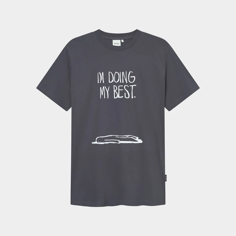 DEDICATED T-Shirt Stockholm Doing My Best Charcoal
