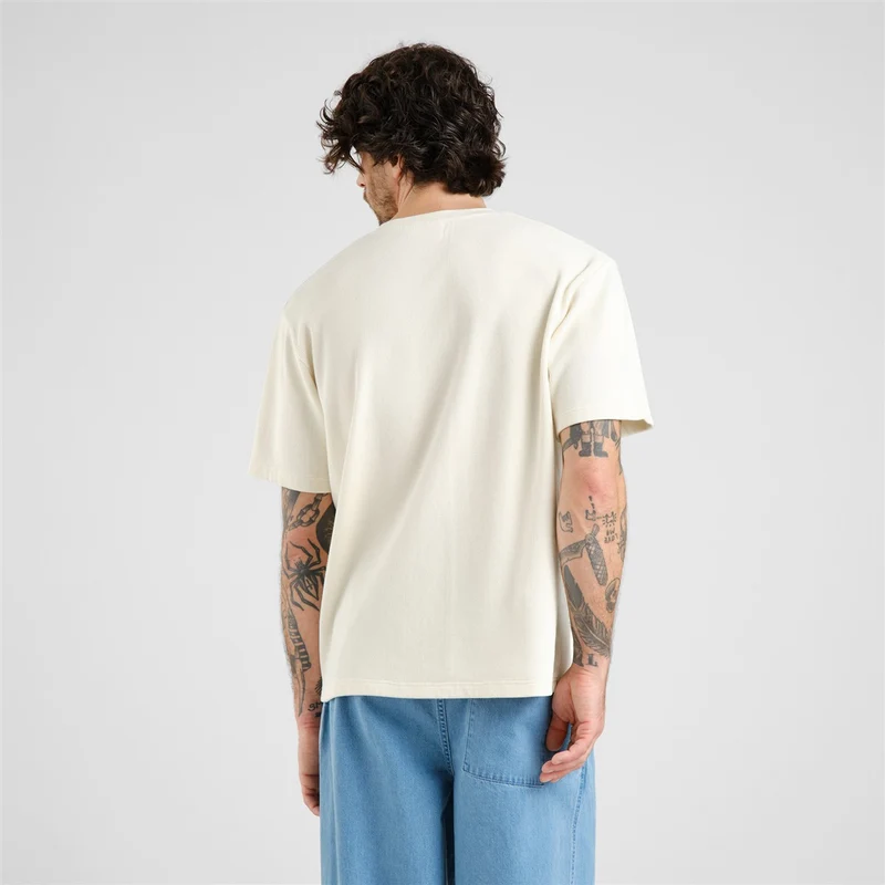 DEDICATED T-Shirt Danviken Waffle Off-White