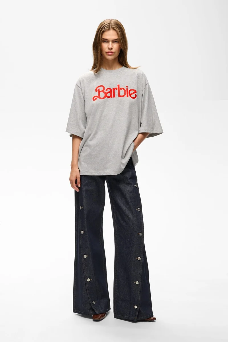 Gestuz - Gznadya Tee 10911950 - 100493 - Light Grey Melange