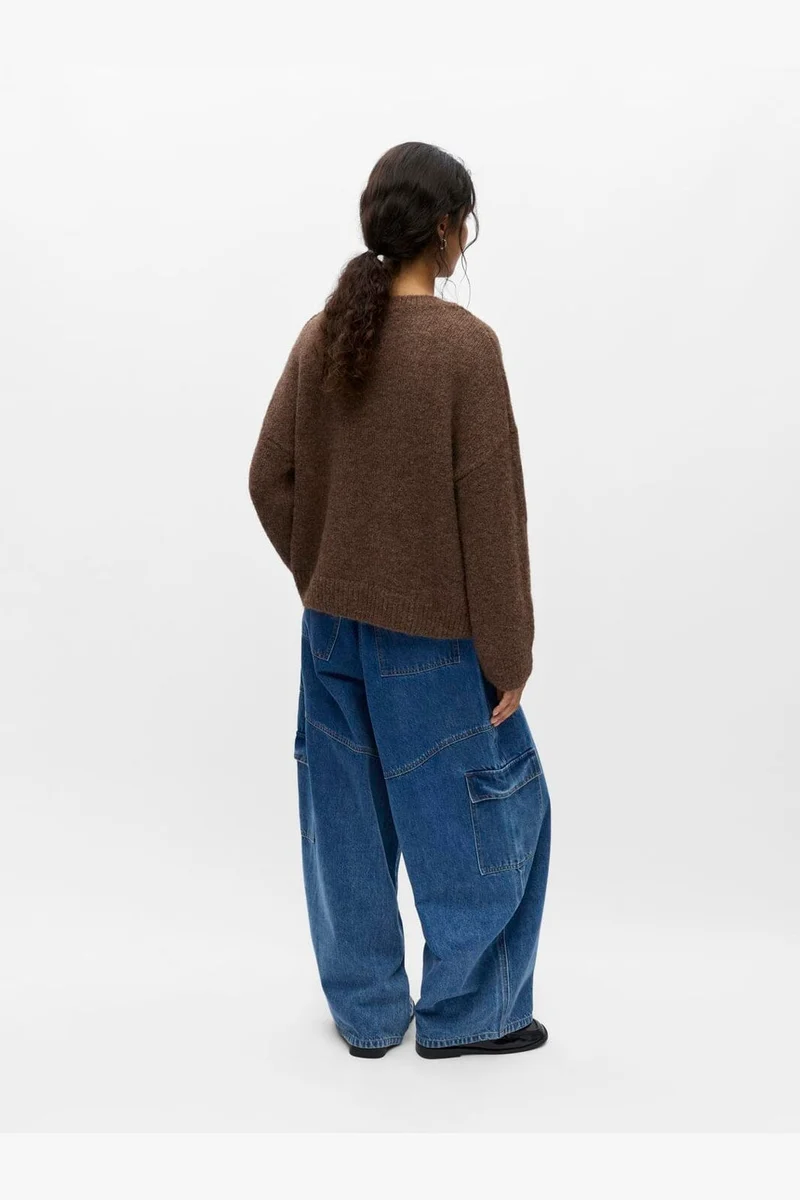 Object - Objsaggia Ls Lo Pullover - 5091392 Carafe Melange