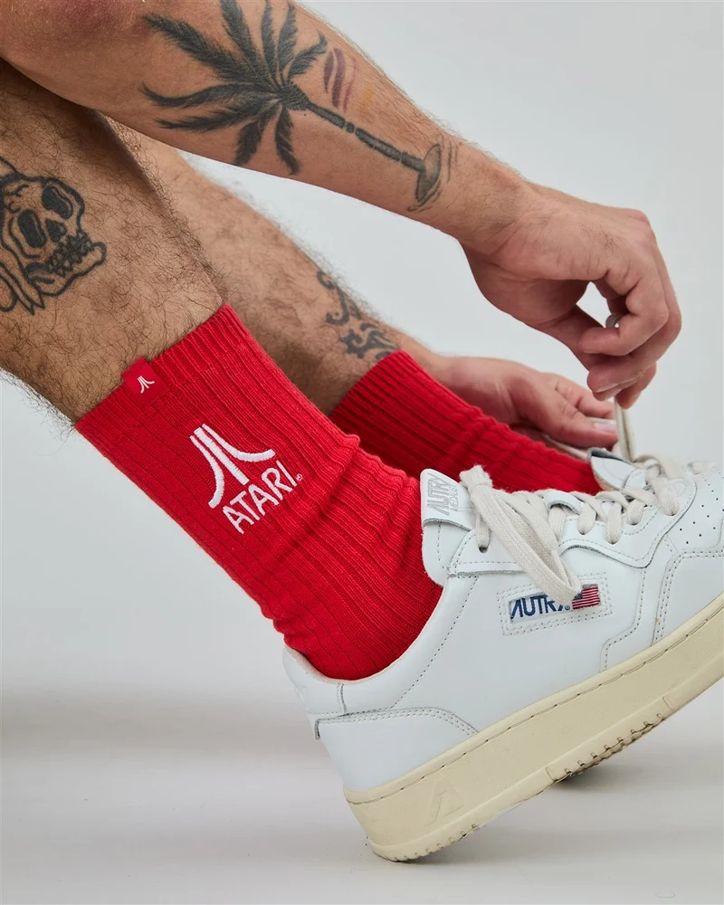 BRAVA Atari Logo Socks red