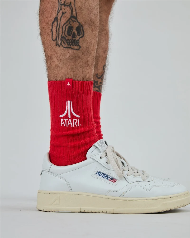 BRAVA Atari Logo Socks red