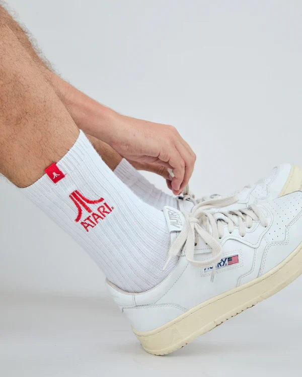 BRAVA Atari Logo Socks white