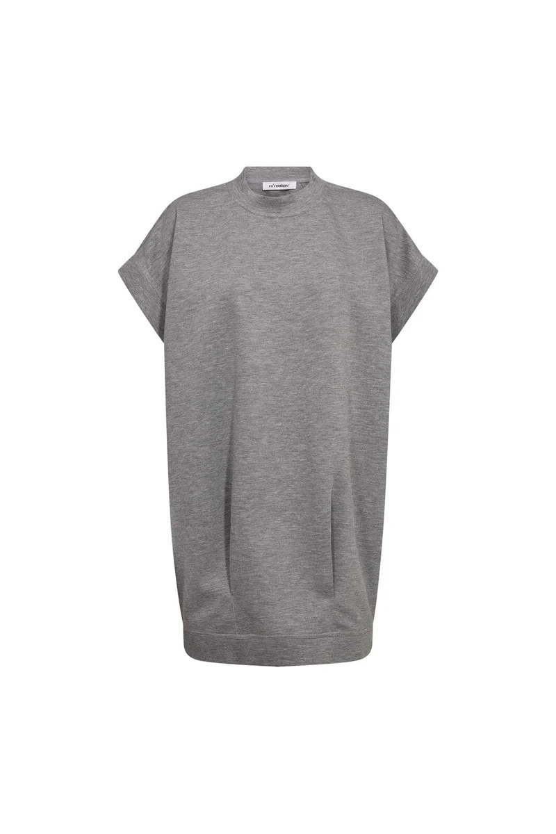 Co´Couture - Lancecc Sweat Dress 46082 - 57 - Grey Melange