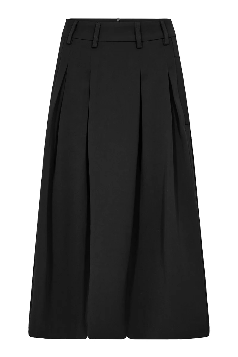 Co´Couture - 44040 Anyacc Midi Pleat Skirt 503820 - 00000 - Black