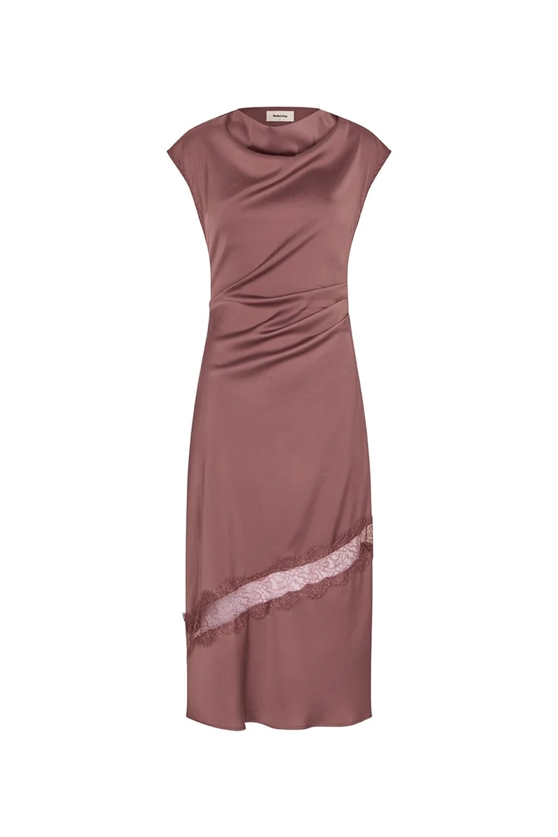 Modström - Tailormd Lace Dress 59348 - 1449 - Rose Brown
