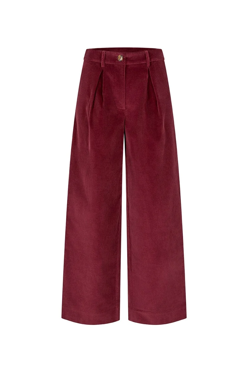 Modström - Pablomd Wide Pants 58929 - 01447 - Windsor Wine