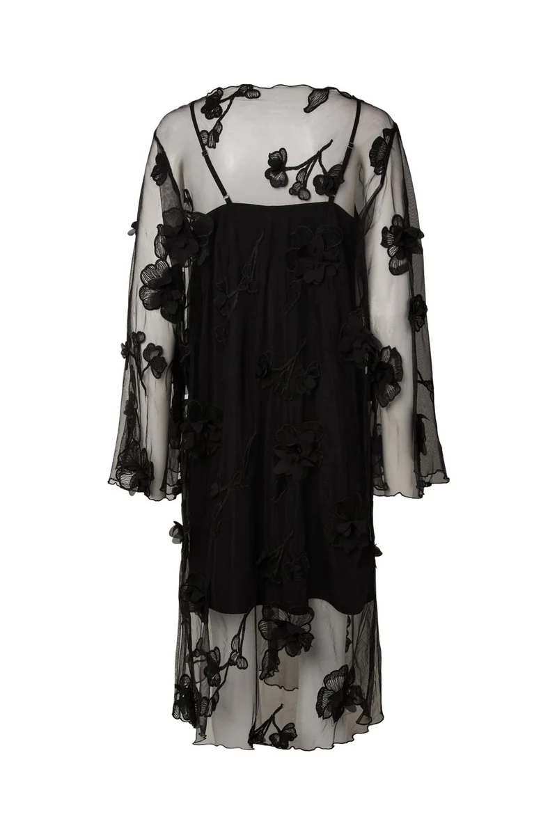 YAS - Yasornella 3/4 Long Dress - 5109918 Black
