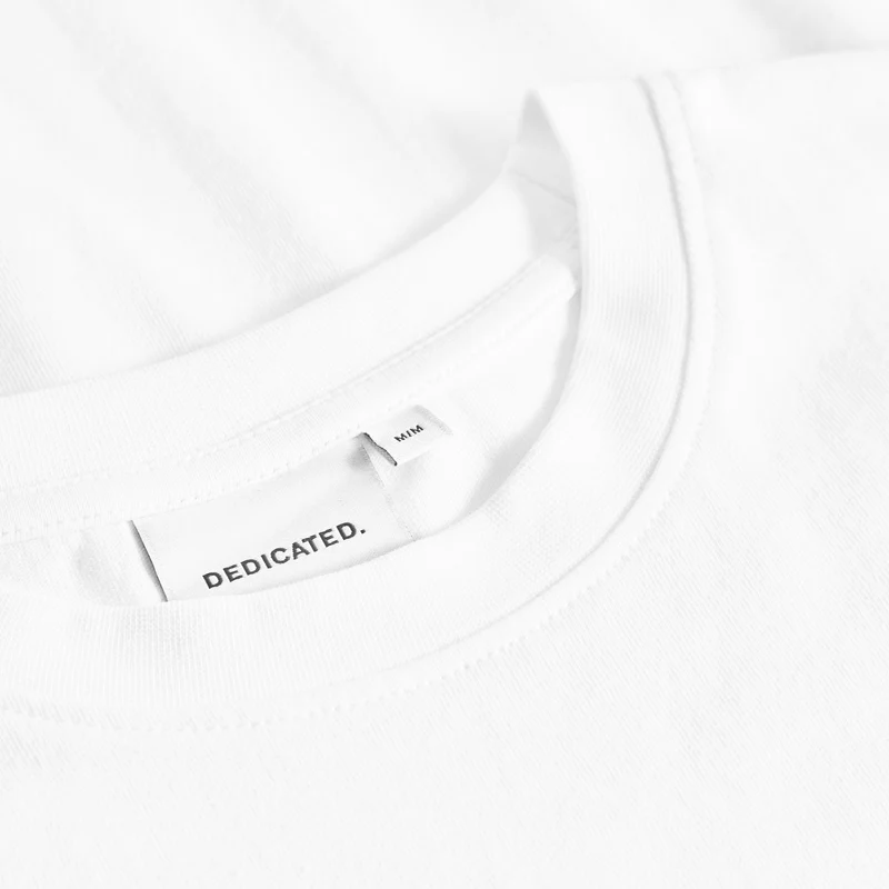 DEDICATED T-Shirt Stockholm Pedal Power White