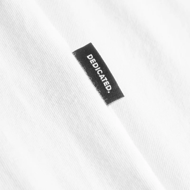 DEDICATED T-Shirt Stockholm Pedal Power White