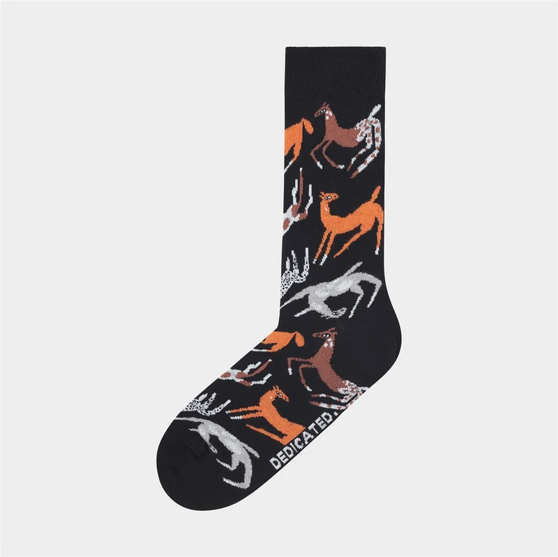 DEDICATED Socks Sigtuna Mustang Party Black