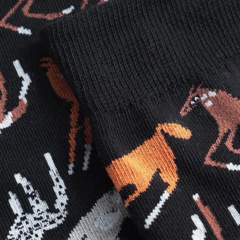 DEDICATED Socks Sigtuna Mustang Party Black