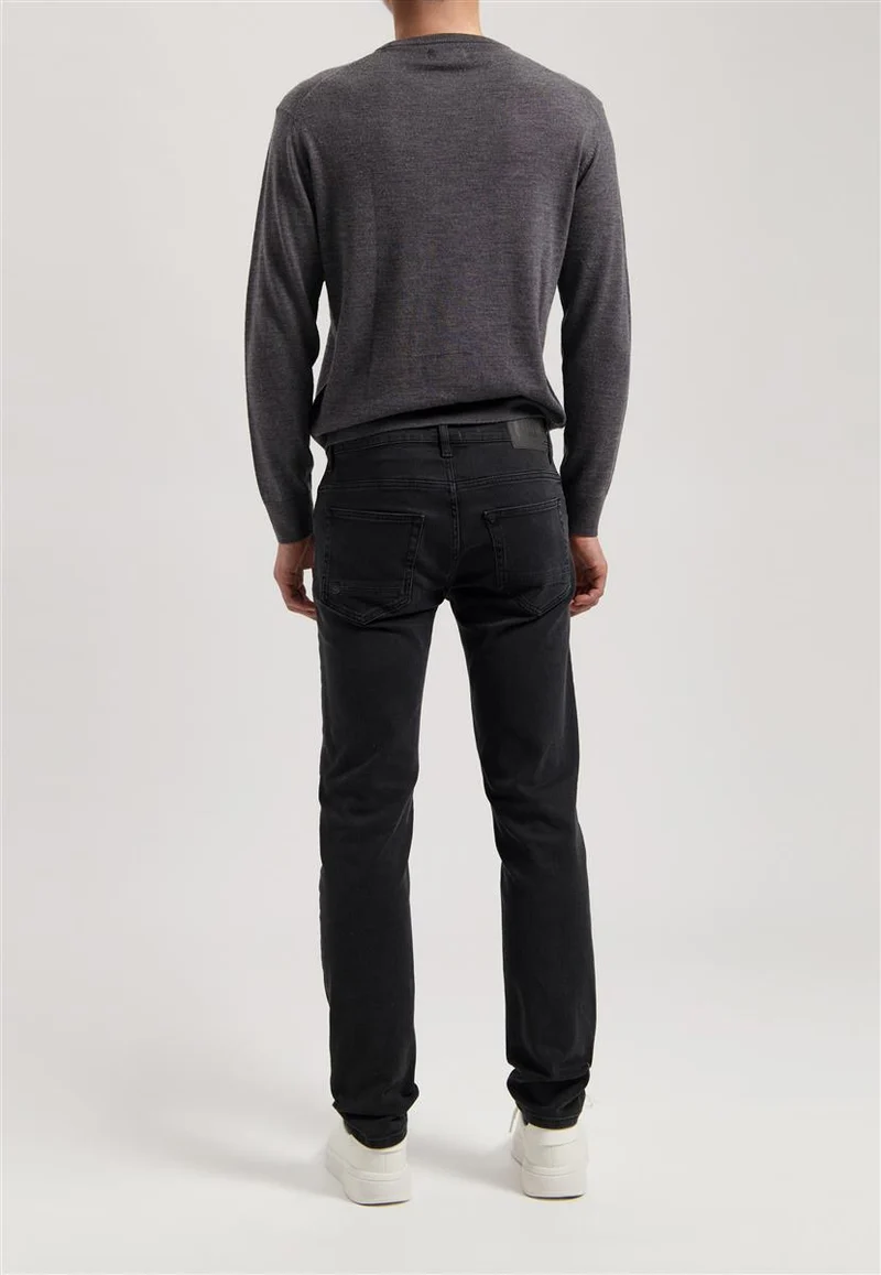 MUD JEANS Dunn Low Tapered stone black